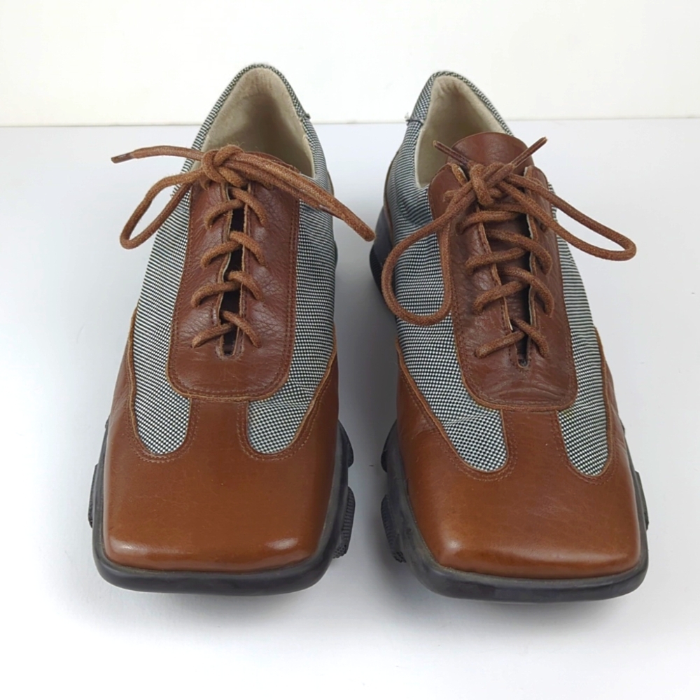 DONALD J PLINER Women's Sport Amber Leather Platform Sneakers